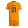Real Madrid Brahim Diaz #21 Auswärtstrikot 2024-25 Kurzarm (+ kurze hosen)